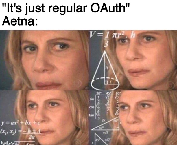 Aetna making things more complicated than they need to be.