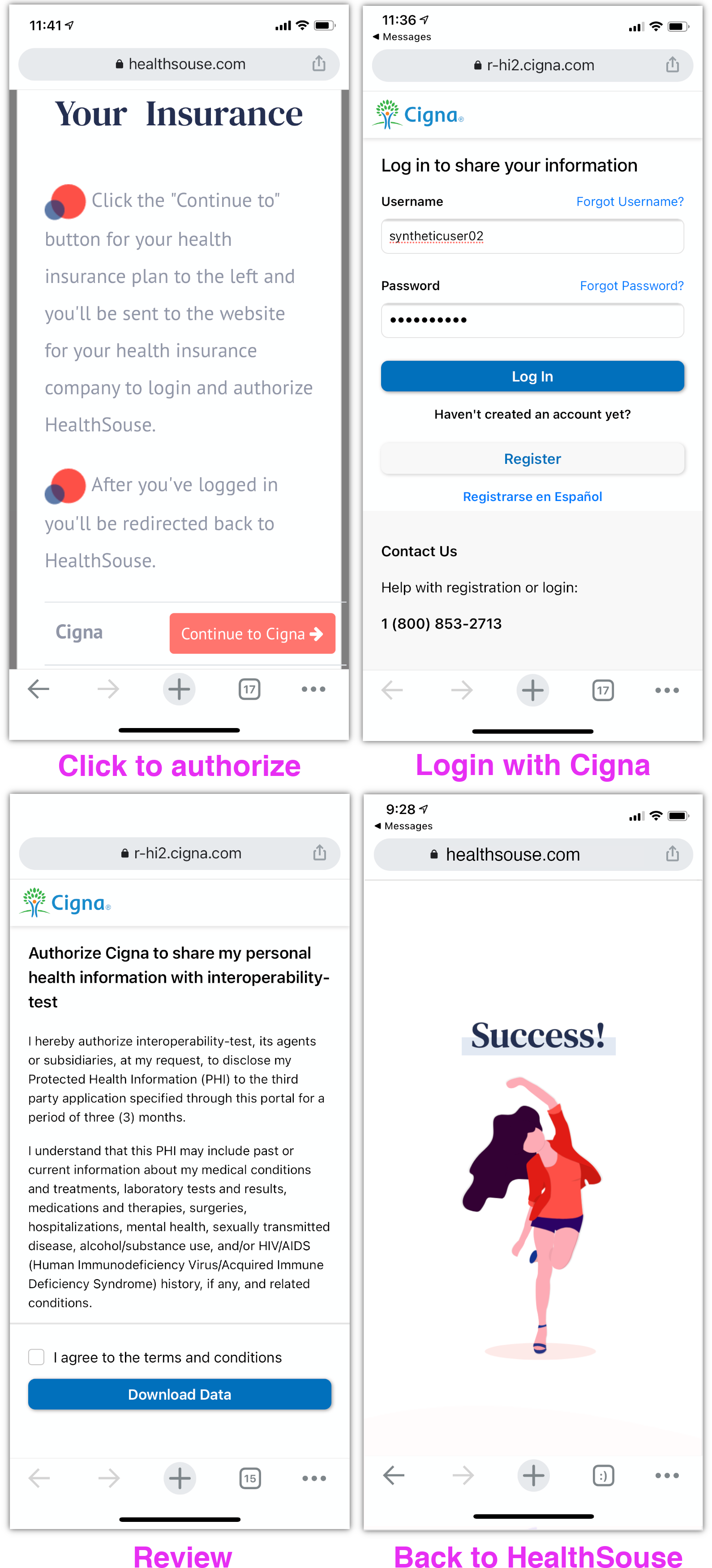 Cigna patient access authorization workflow